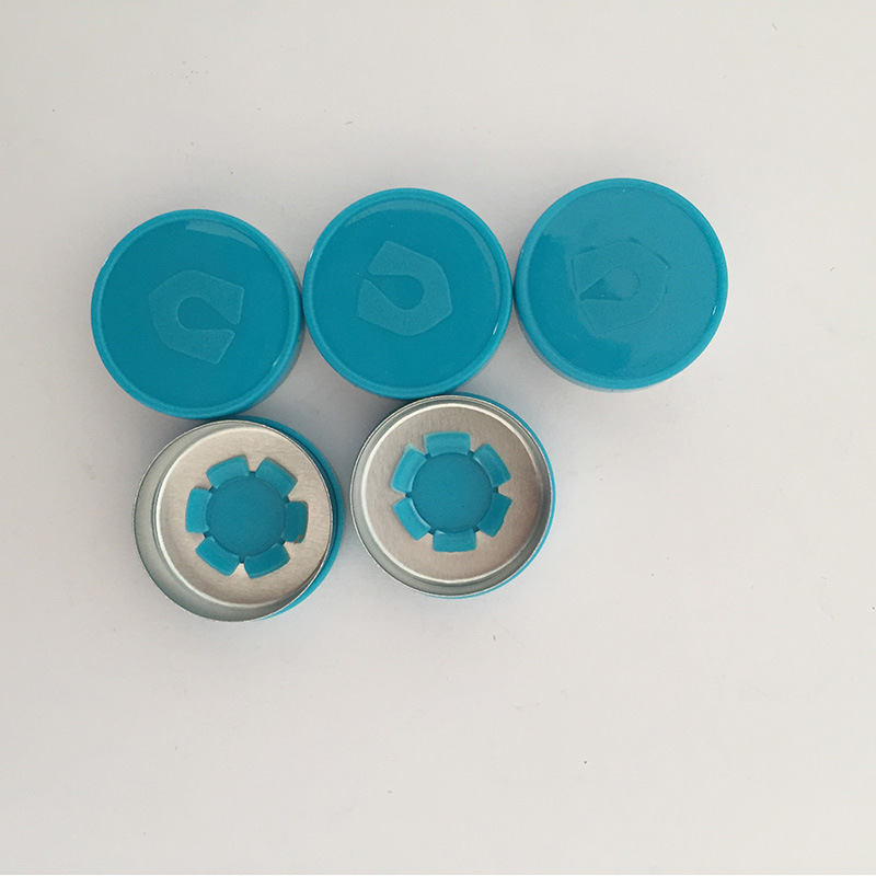 现货供应西林瓶,针剂瓶 ,专用铝塑组合盖,20#海蓝盖,全撕开盖