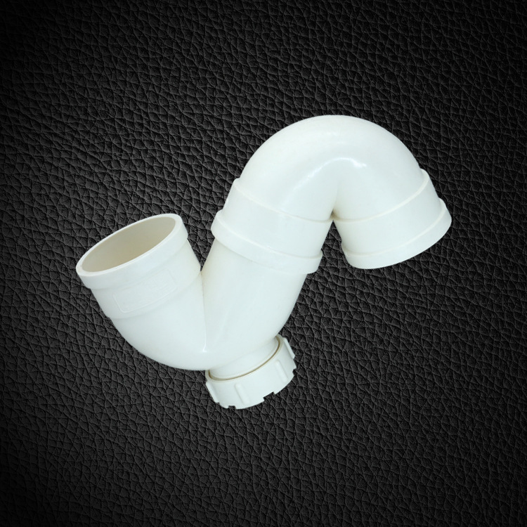 s型存水弯 山西圣大管业pvc同层排水 pvc p型带查口存水弯降噪