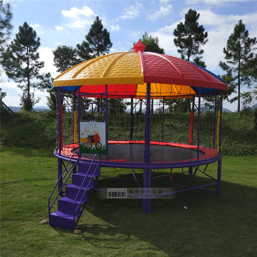 弹跳床蹦极床.幼儿园蹦床.游乐场蹦极跳跳床