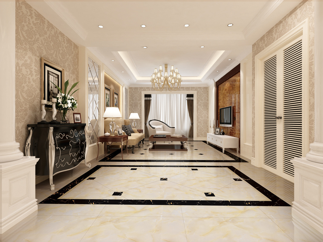 全抛釉地板砖 耐磨地面砖客厅地砖金刚釉瓷砖800*800超晶石地砖