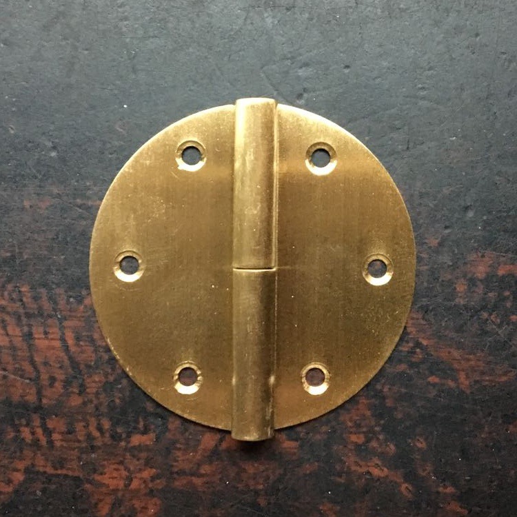 厂家批发黄铜圆形合页柜门铰链拆卸合页古铜圆合页5公分