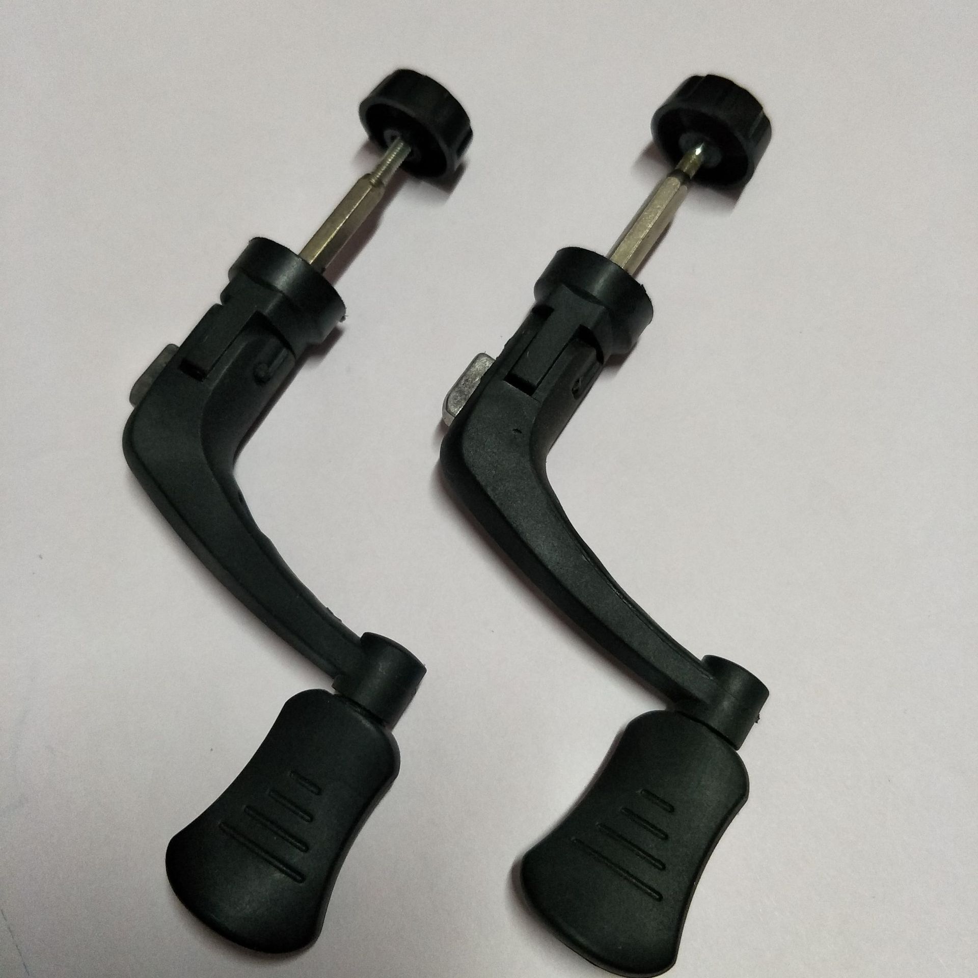 厂家直销 电镀塑料摇轮手臂 折叠把批发 海竿渔轮摇臂小配件