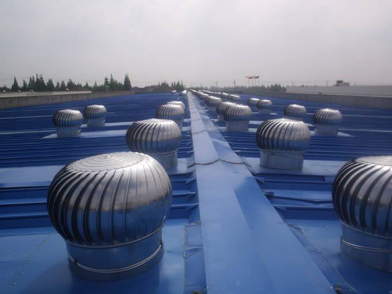 400型不锈钢无动力风帽屋顶通风器通风机通风球排风扇四川成都