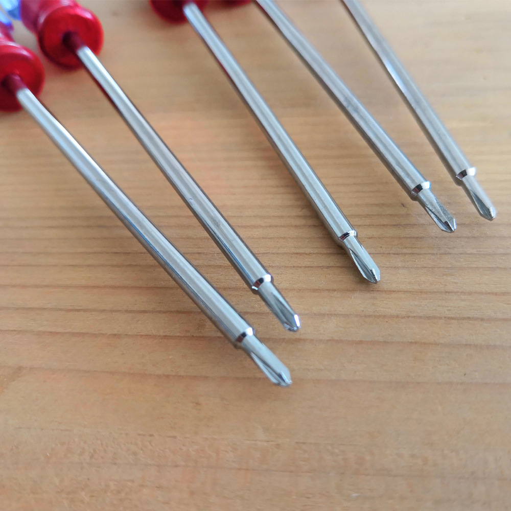 经济款水晶柄小十字2mm螺丝刀起子ph00梅花十字开刀改锥带磁性