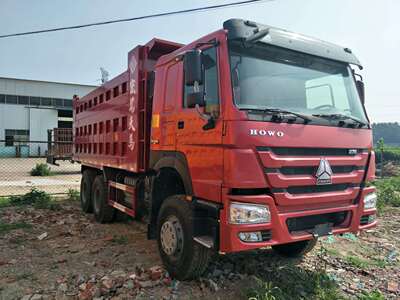 转让二手渣土自卸车 原版原装 二手豪沃德龙翻斗车 手续齐全