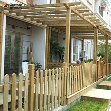 庭院設計 芬蘭花園木 涼亭設計施工 防腐木涼亭 屋頂花園設計