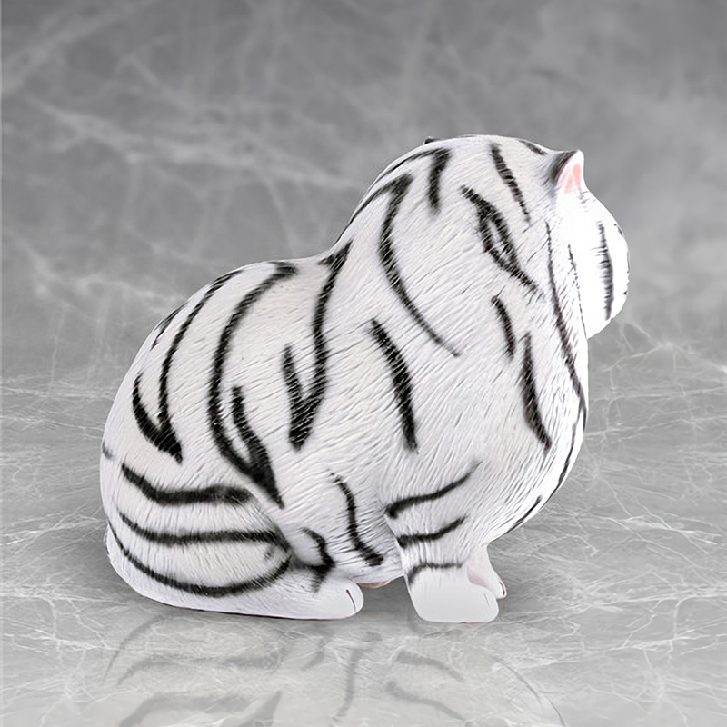 空想造物 小小动物园 不二马大叔 1代胖虎白色款 2代老虎手办盒装