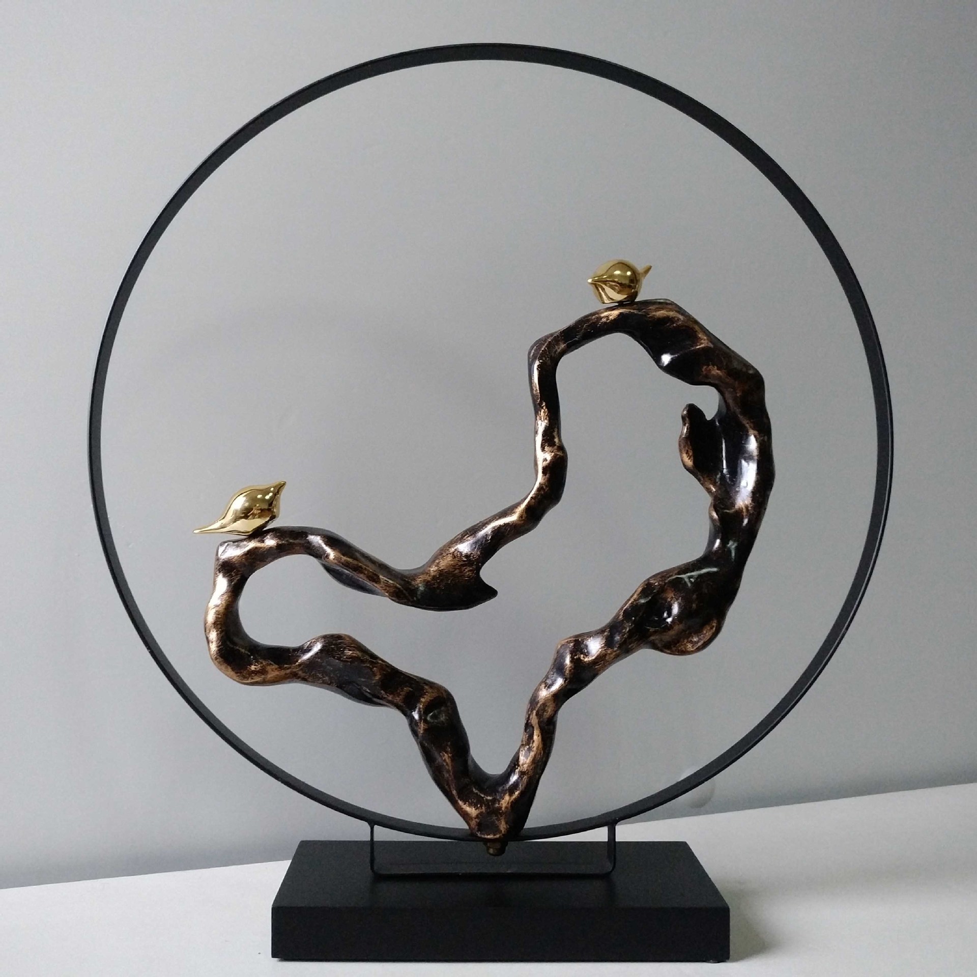 现货批发铁艺工艺品礼品新中式莲蓬铁艺玄关饰品外贸摆件