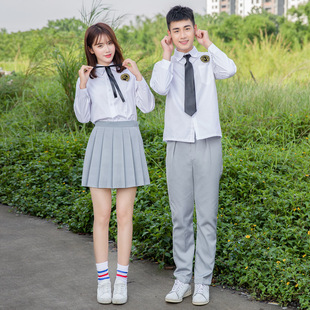 校园风校服学院风套装高中班服季女中学生英伦网红jk制服韩国
