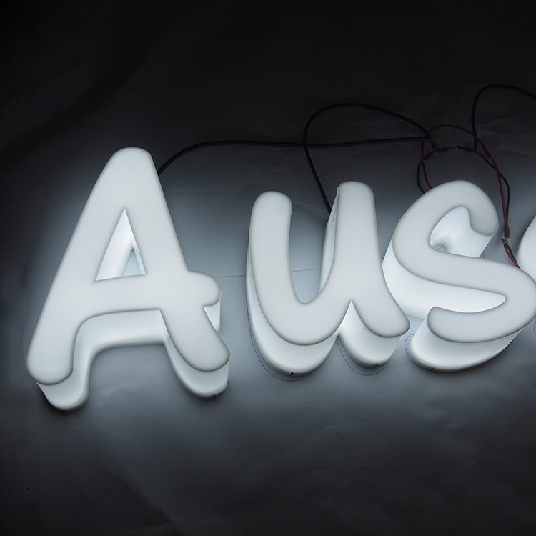 广州亚克力通体发光字led门头发光字广告字迷你字水晶字厂家直销