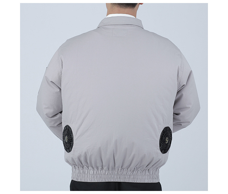 夏季防暑降温空调服男风扇衣服纯棉钓鱼电焊制冷服工地劳保工作服