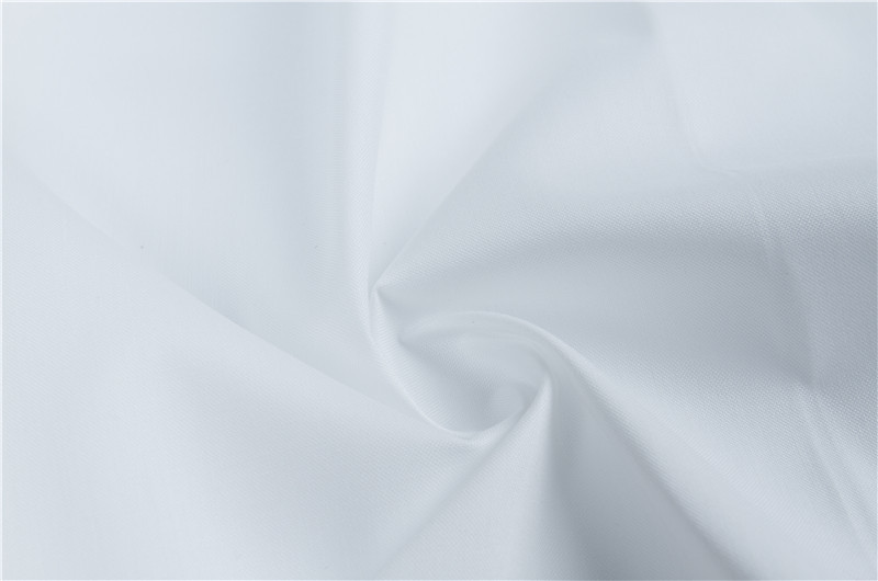 现货全棉80/2白色牛津纺液氨免烫衬衫面料 商务衬衣布料 56-188
