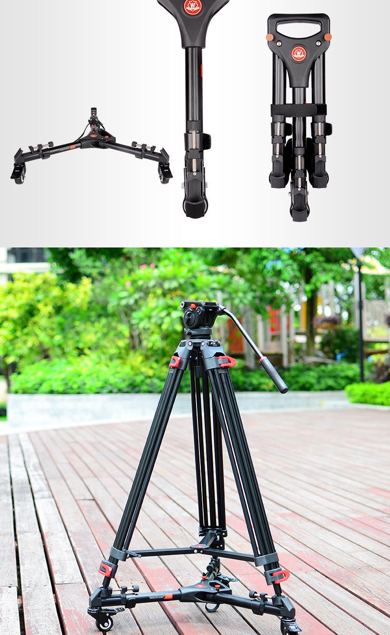 wolfgang/沃尔夫冈 jz-961 摄像机三脚架 dv三脚架 录像支架 专业