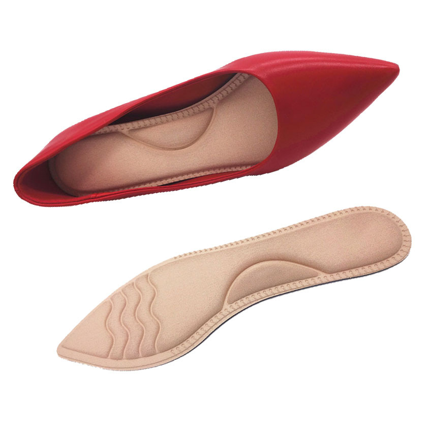 4d海绵高跟鞋鞋垫薄女透气吸汗软减震减痛防磨海绵3d鞋垫尖头鞋垫