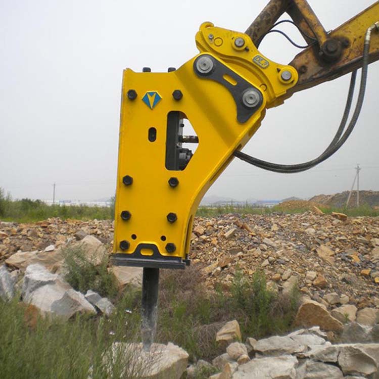 济宁金常青机械 cqm挖掘机属具 20吨液压破碎锤 高频振动开山利器