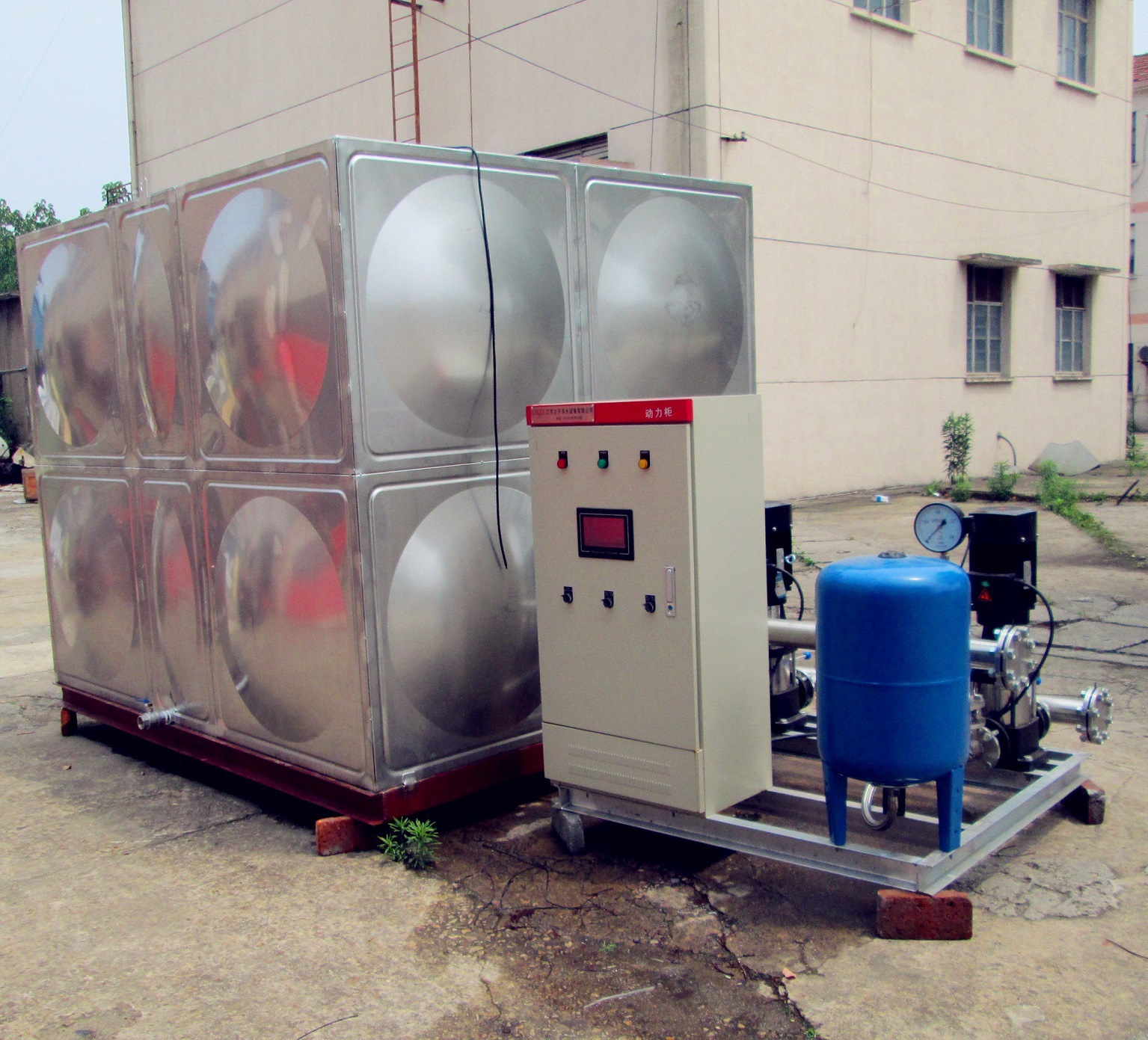 工业小区常用恒压变频定压给水泵组 无塔供水自来水二次加压泵组