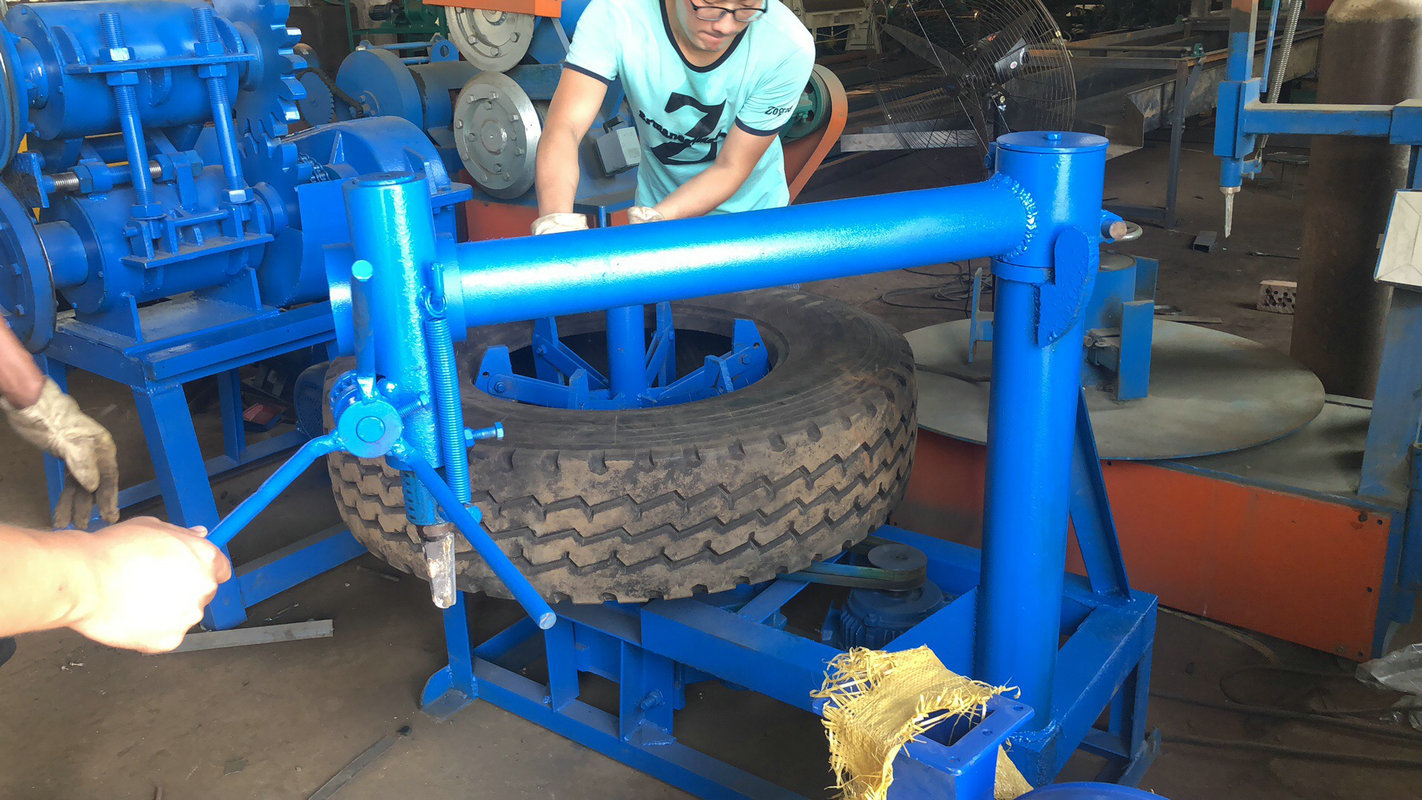 新款切割机废旧轮胎侧壁切圈机轿车防爆真空轮胎双面切割机