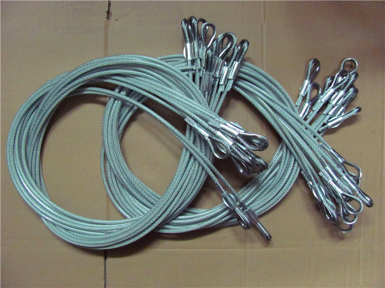 不锈钢钢丝绳拉索 晾衣绳 牵引绳 钓鱼线 包塑钢丝绳索具定做加工