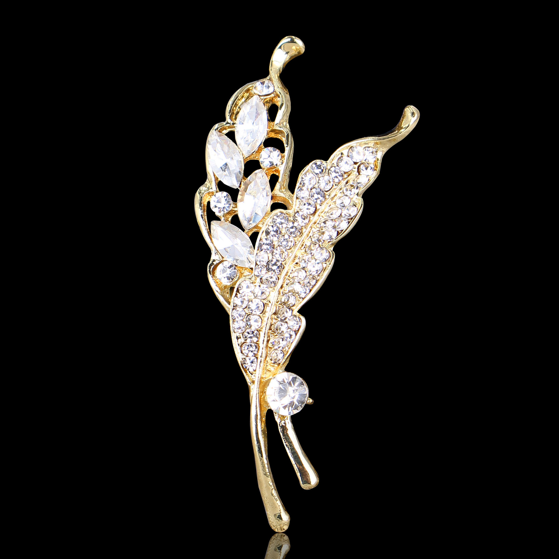 韩版高档奢华水晶玻璃胸气质针胸花别针热卖新款水钻女士胸针批发