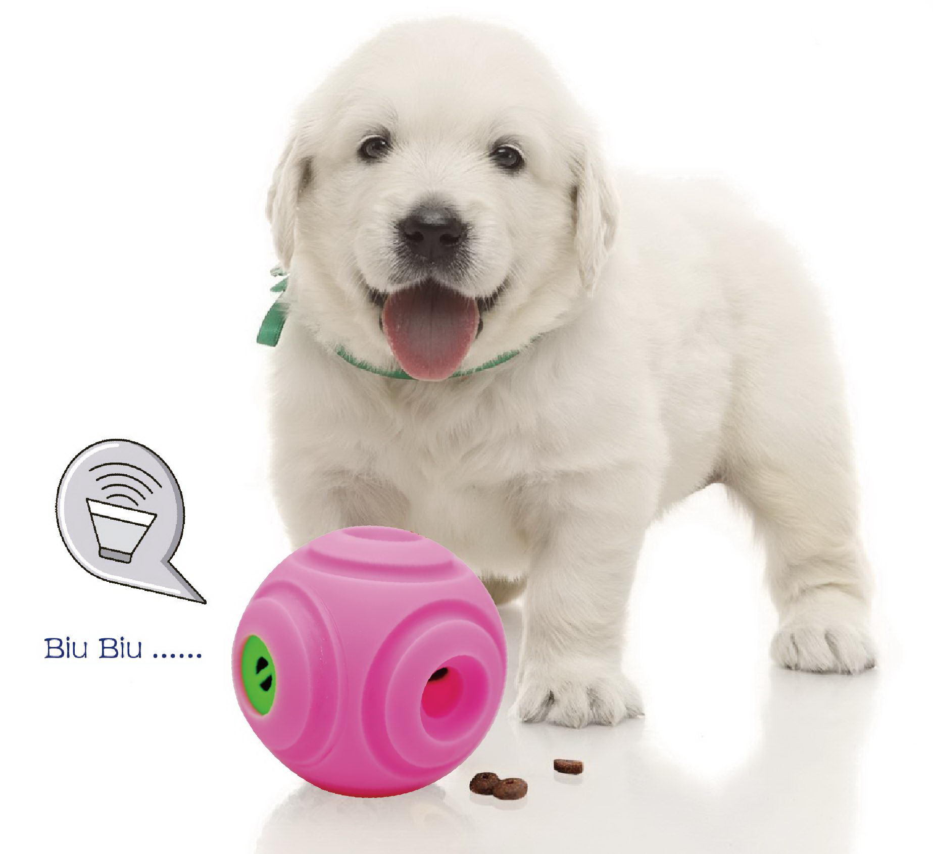 哨子漏食球大号漏食球宠物狗狗训犬益智磨牙耐咬玩具球解压玩具