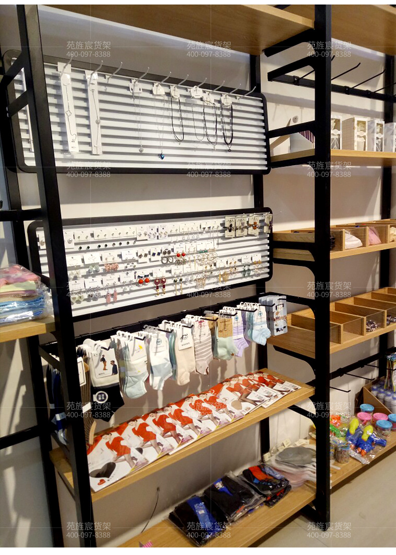 耳环架饰品展示架上墙壁挂式铁展示板饰品店耳环展示架优品货架