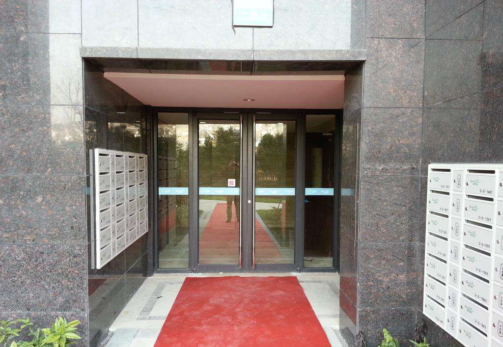 定制小区单元对讲门 批发楼宇拼接单元进户门铝合金单元门