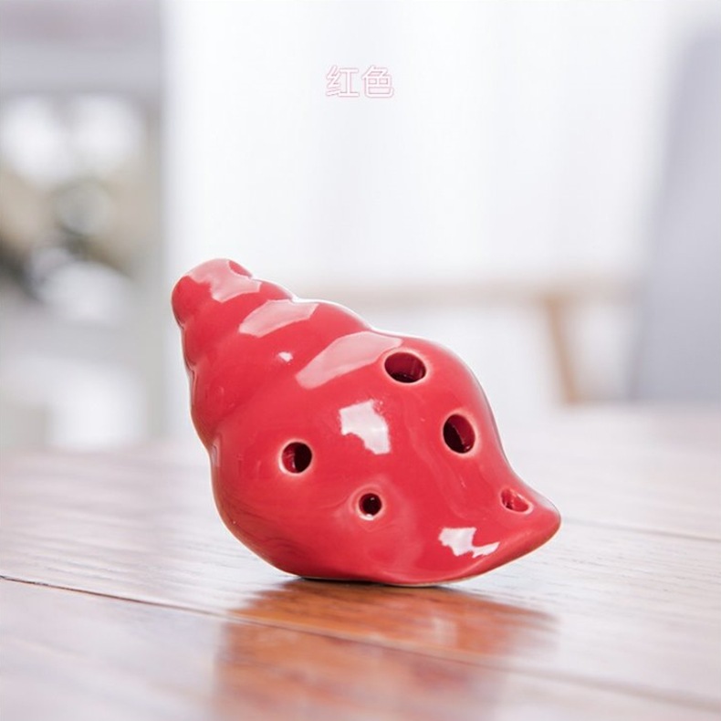 海螺乌龟陶笛6孔中音ac调初学乐器六孔笛子口哨地摊新奇创意玩具