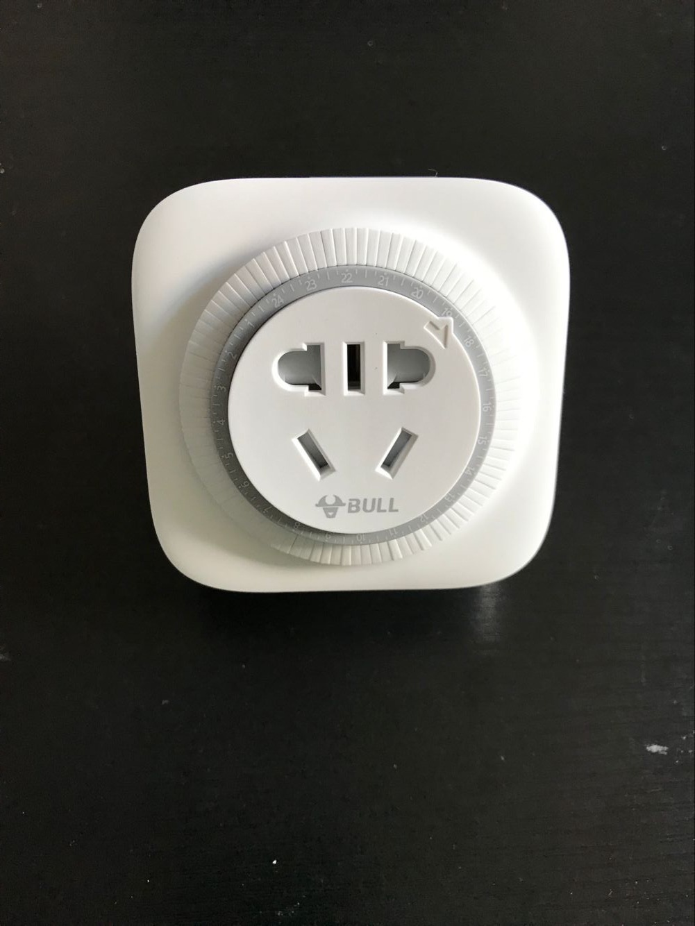 公牛定时器d-2插座机械式定时开关10a时控开关定时插座