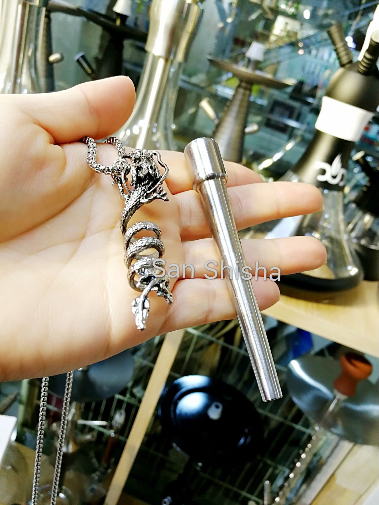 阿拉伯水烟shisha hookah不绣钢烟嘴配件-阿里巴巴