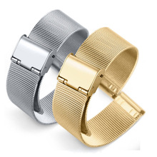 米兰尼丝不锈钢编织米兰腕表带0.4线网织304L不锈钢手表配件批发