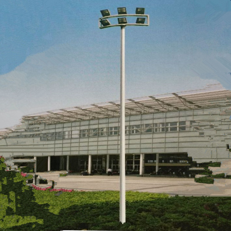 厂家直销6米7米8米篮球场中杆灯广场灯高杆led投光灯太阳能道路灯