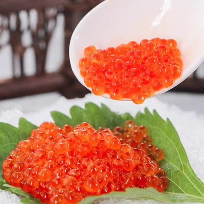 调味三文鱼籽 酱油味 三文鱼籽 鲑鱼籽冷冻 日式刺身寿司 250g/盒