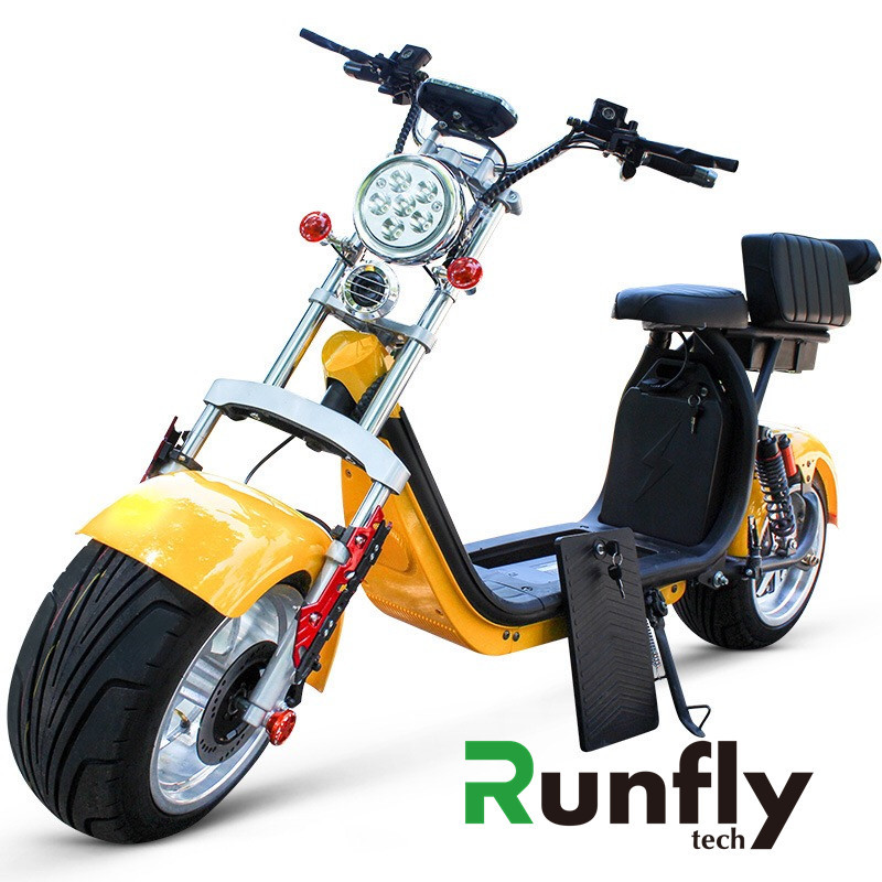 哈雷电动车 双座哈雷车电动摩托车 城市代步车迷你两轮宽胎电瓶车