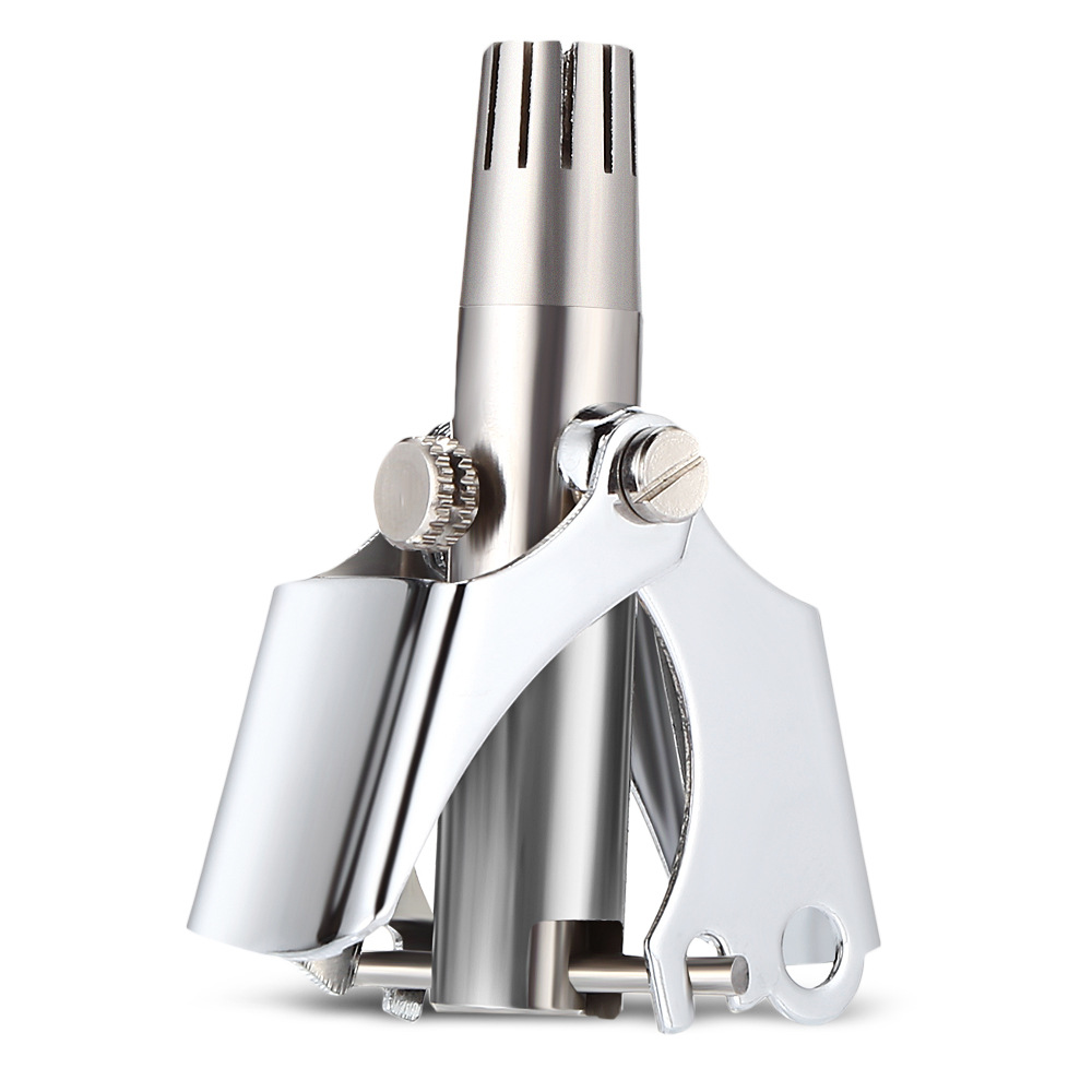 跨境爆款km-108手动鼻毛器不锈钢鼻毛器全身水洗鼻毛剪