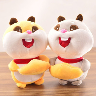 韩国可爱超萌胖仓鼠公仔玩偶毛绒玩具布娃娃婚庆抛洒活动礼品批发