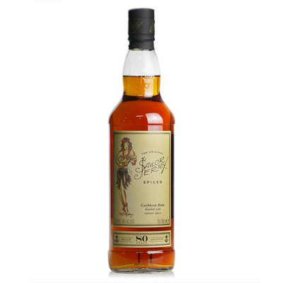 杰瑞水手朗姆酒sailor jerry rum 英国进口洋酒调酒基酒烘焙700ml