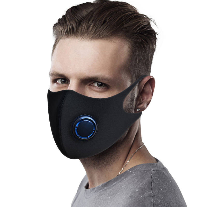 防尘口罩骑行呼吸阀防雾 霾pm2.5工业粉尘沙尘运动防护面罩亚马逊