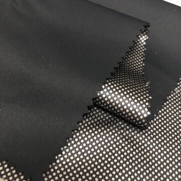 春亚纺三合一面料银膜网眼布三合一户外运动服面料