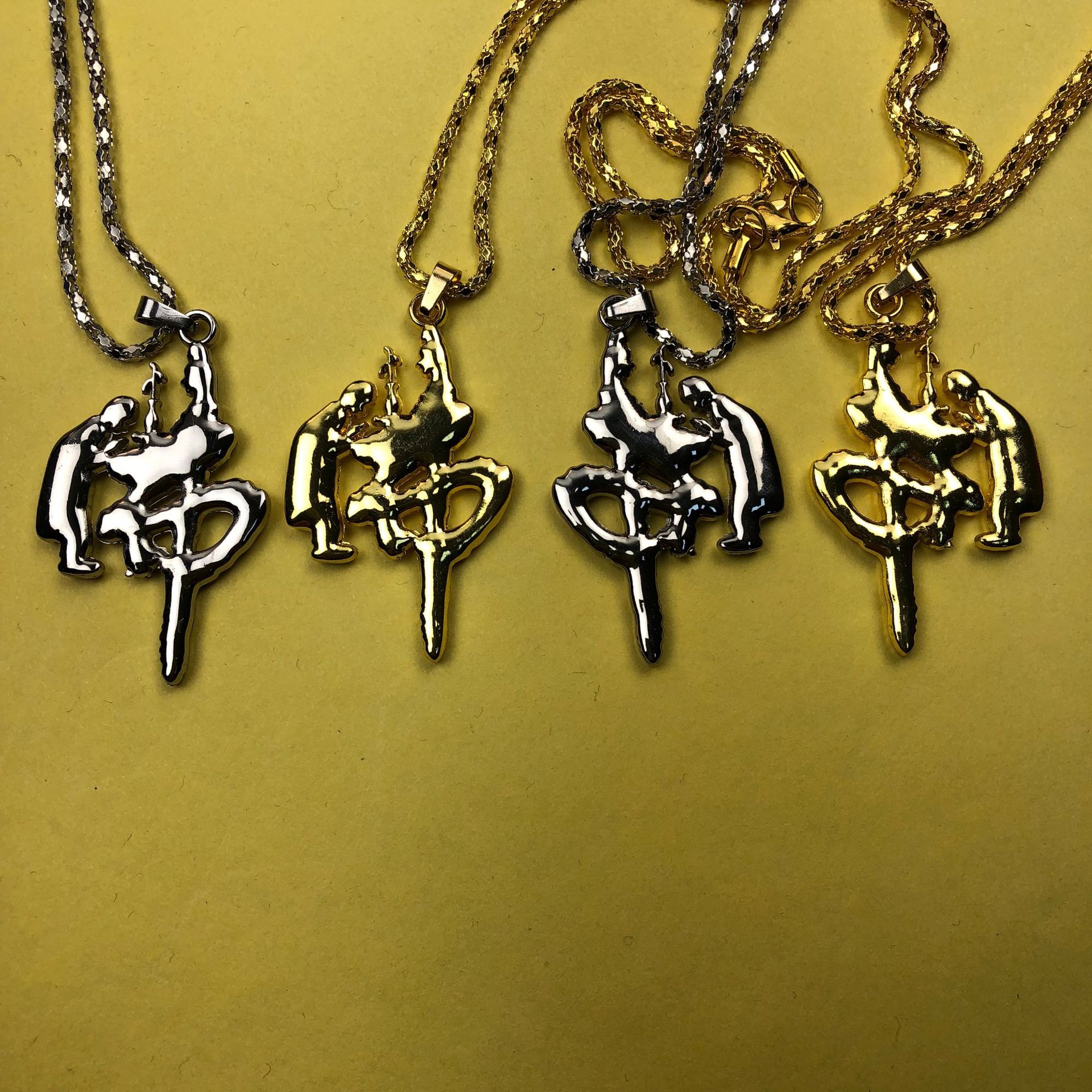 [弘慧] 厂家批发 童子拜观音佛字挂件 佛教用品(288-2号金)