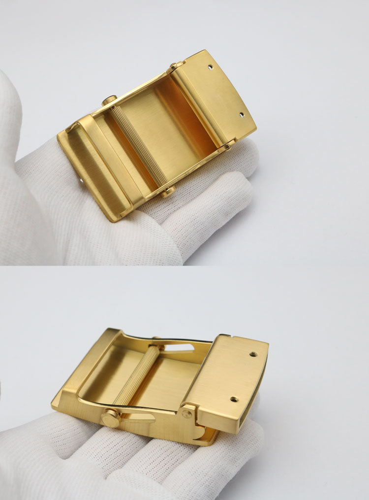 滚轴不锈钢皮带扣头无孔无牙男士 腰带扣头滚珠皮带头自动扣头3.