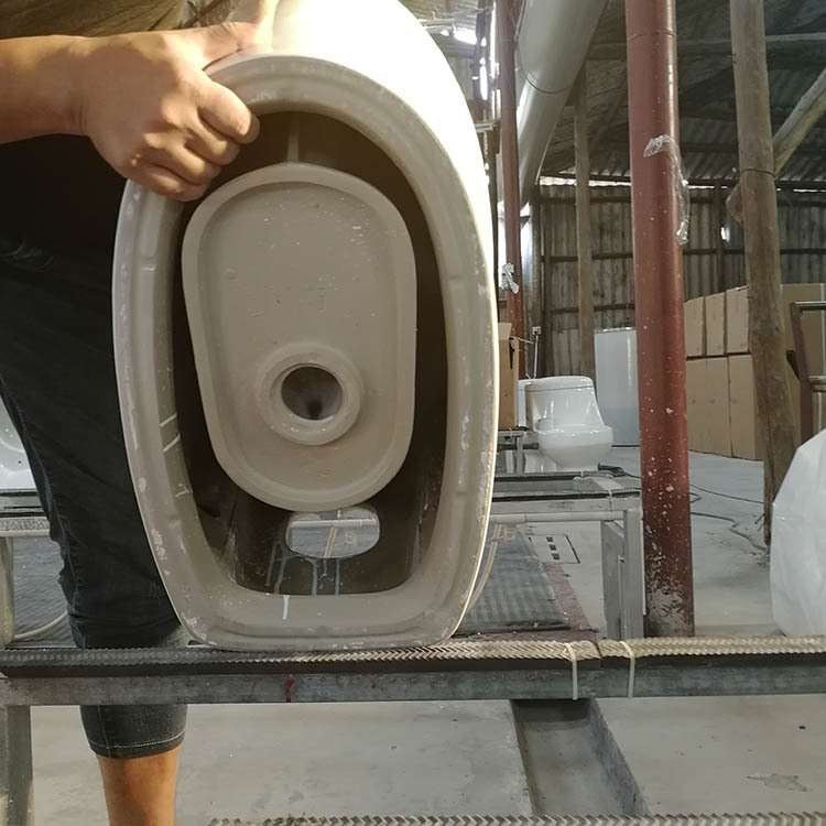 厂家批发工程虹吸座便器地排300出水 暗装水箱落地式虹吸马桶oem