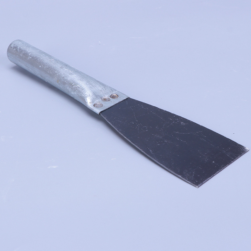 加厚三角清洁抹泥抹灰刮刀 烤蓝铁柄油灰刀 油漆工铲墙腻子刮刀