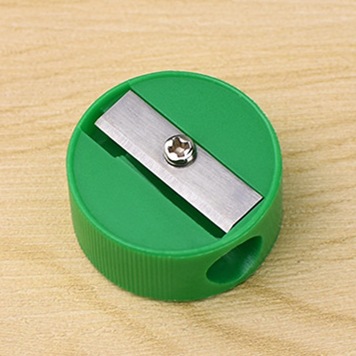 taihao圆形卷笔刀削笔器眉笔刀sharpener圆型卷笔刀批发定制