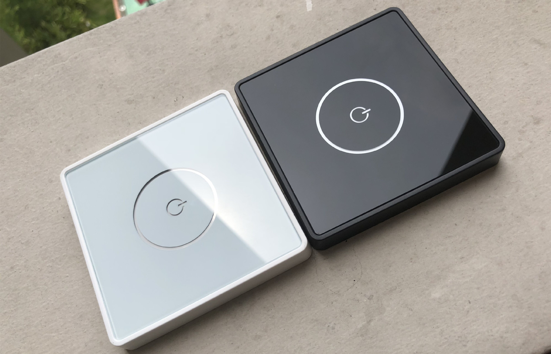 超薄钢化玻璃面板高档门禁触摸按钮开关电容触摸式出门开关按钮