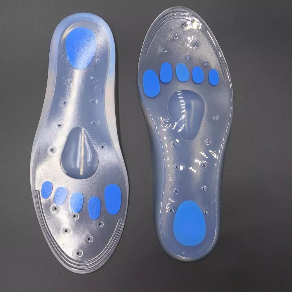 硅胶鞋垫全垫减震扁平矫正足弓支撑垫足底硅胶男女款