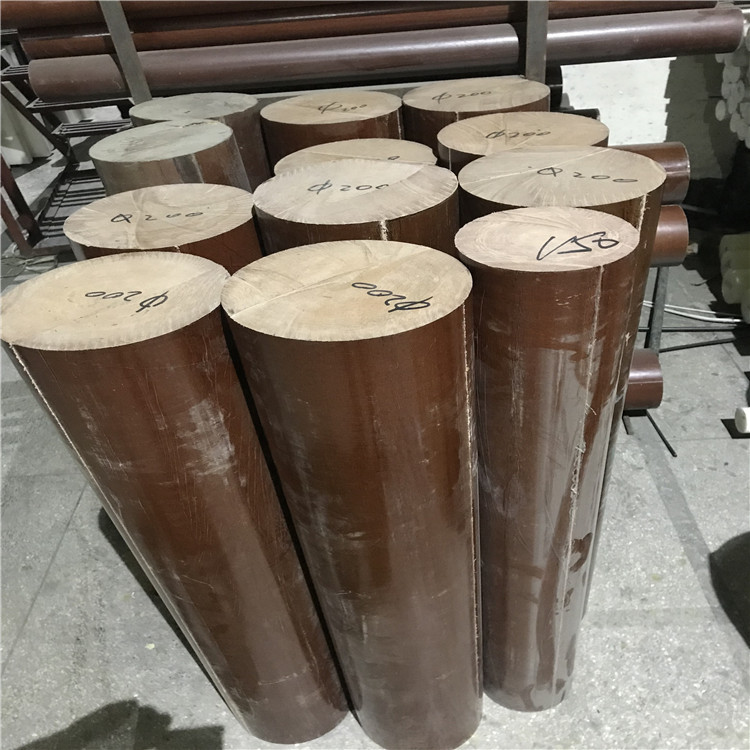 厂家直销酚醛树脂电木棒 棕色绝缘胶木圆棒 电布棒料 来图加工