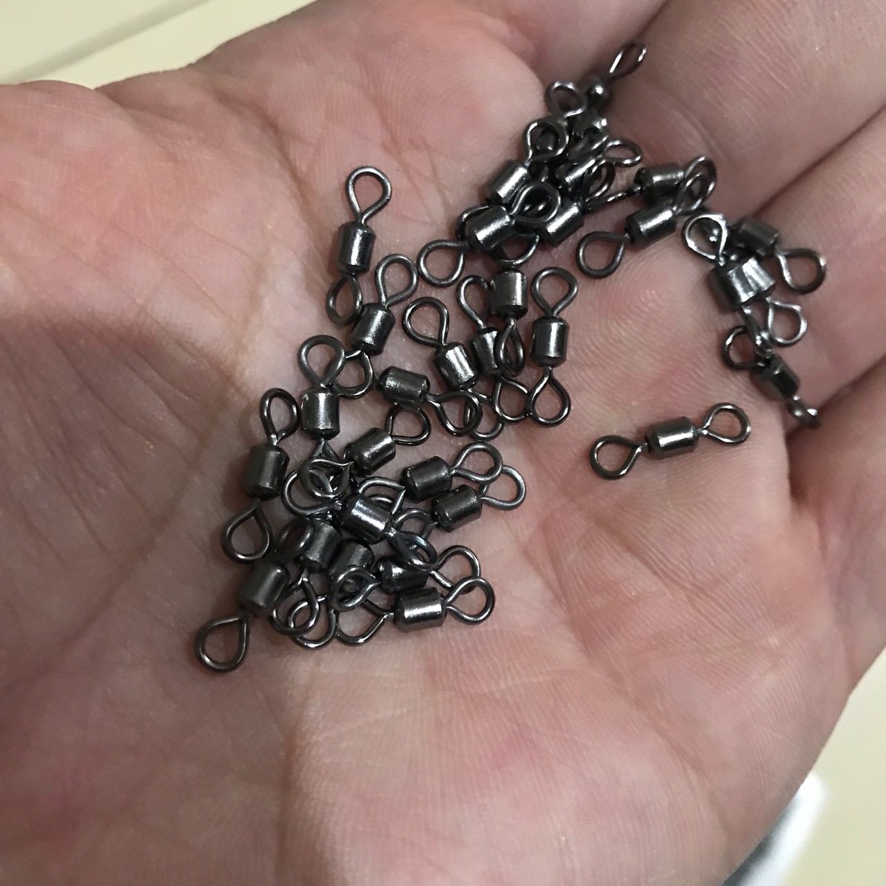 美式转环8字环金属转环钓鱼8字环