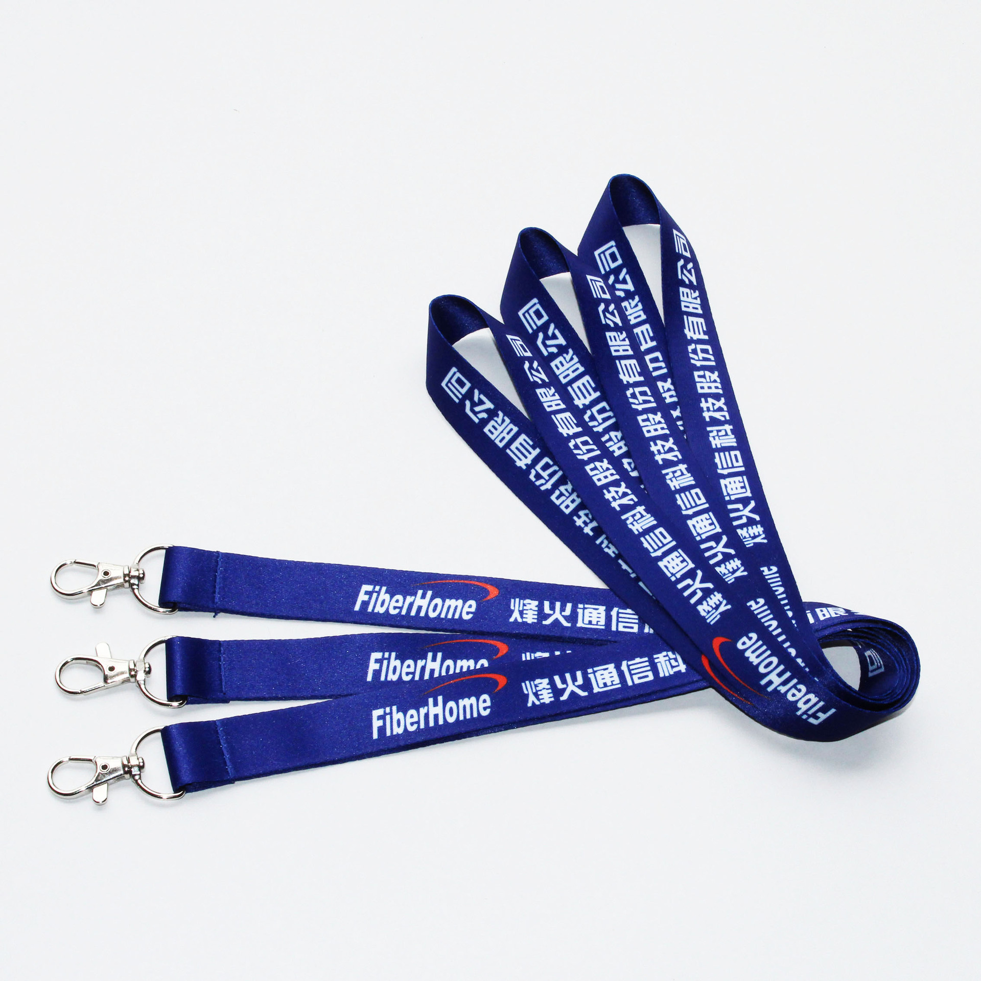 工厂定做涤纶热转印手机挂绳吊绳工牌工作证涤纶挂绳品质保证