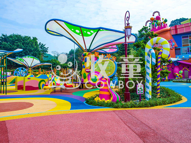 风景区儿童乐园:结合度假区和度假酒店的室内外空间,提供儿童