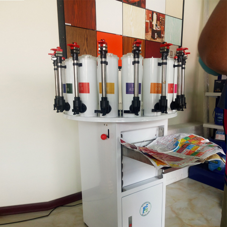 手动油漆调色机fct-m16 乳胶漆调色 赋彩厂家直销 质量有保障